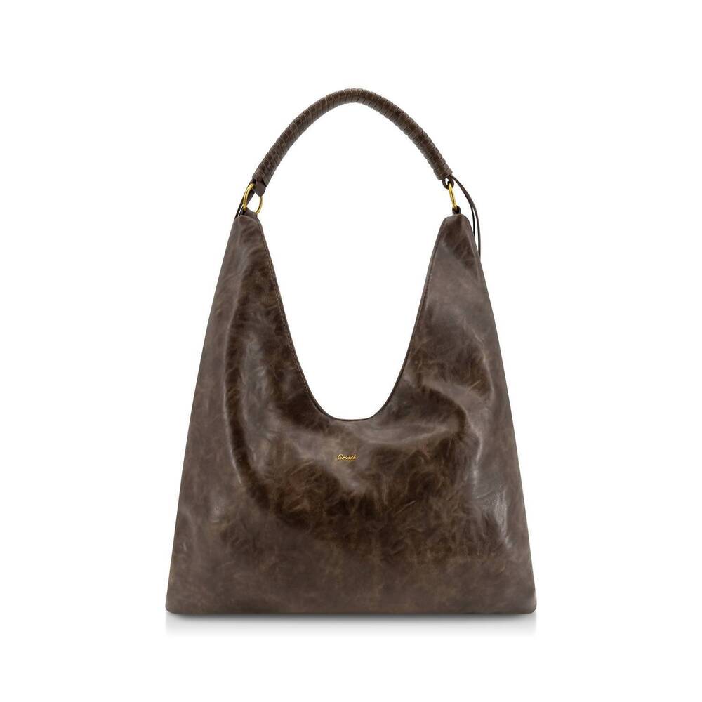 NEW LIKE DREAMS women's soho slouchy tote bag in brown